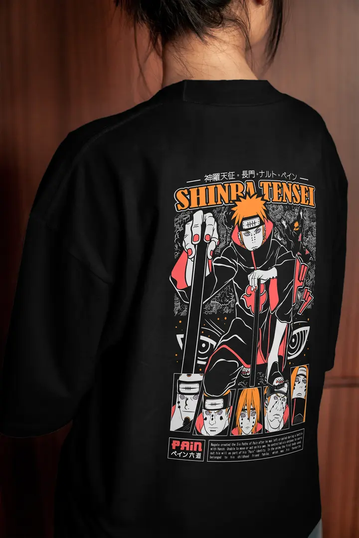 T-shirt Pain Shinra Tensei (Oversized/Simple)