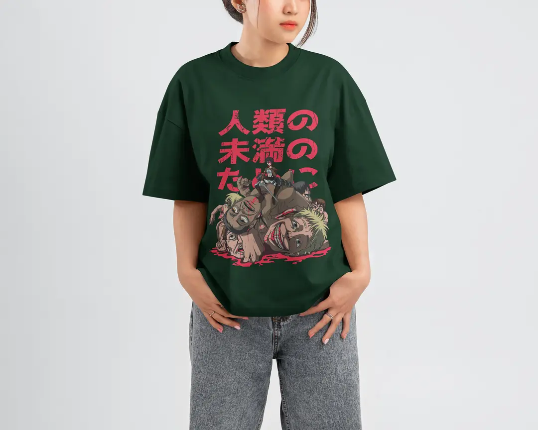 T-shirt Mikasa Ackerman (Oversized/Simple)