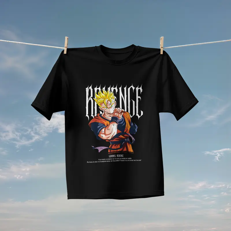T-shirt DBZ Gohan (Oversized/Simple)