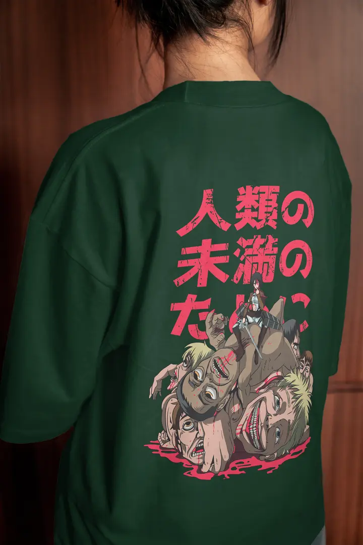 T-shirt Mikasa Ackerman (Oversized/Simple)