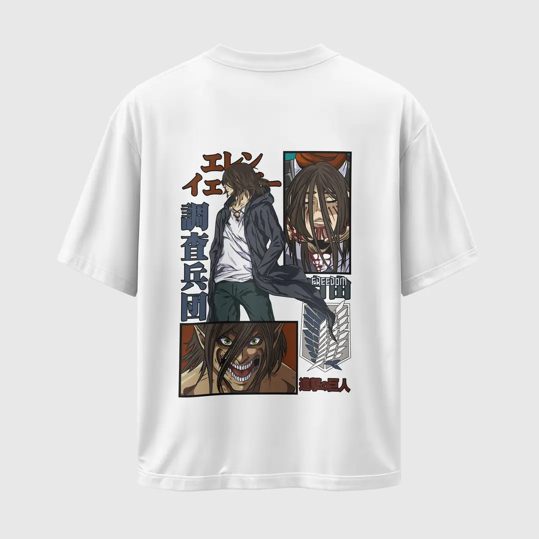 T-shirt Eren Yeager (Oversized/Simple)
