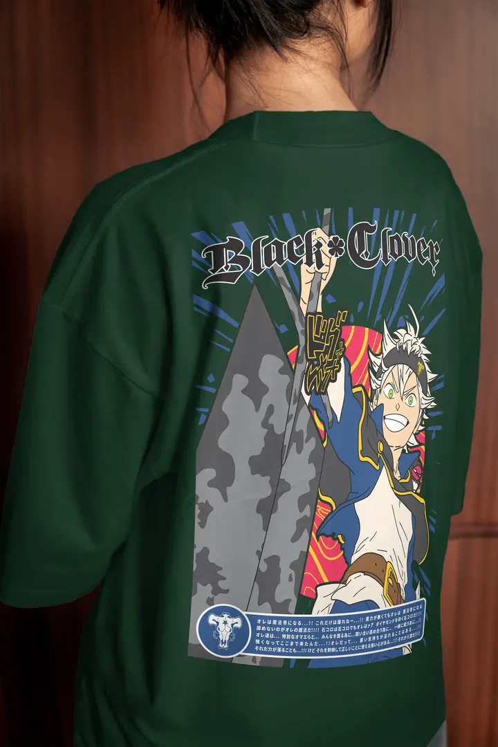 T-shirt Black Clover (Oversized/Simple)