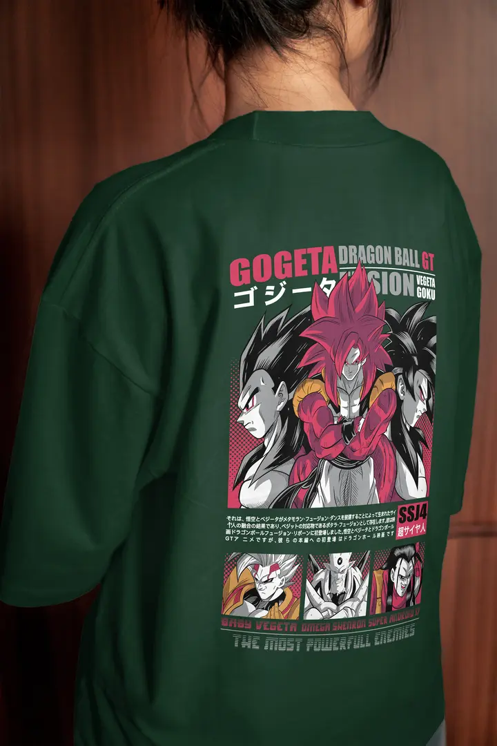 T-shirt Dbz Gogeta (Oversized/Simple)