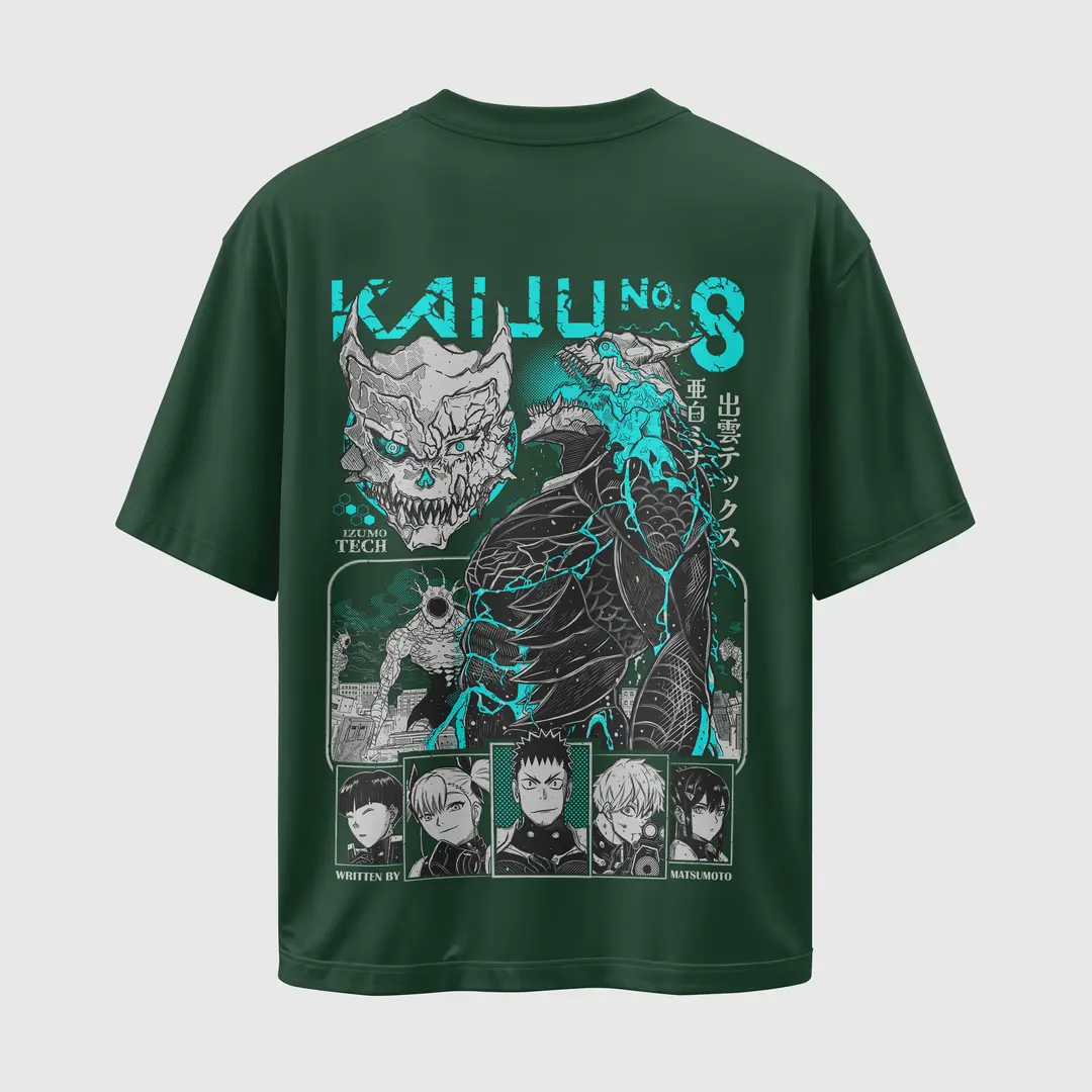 T-shirt Kaiju N8 Monster (Oversized/Simple)