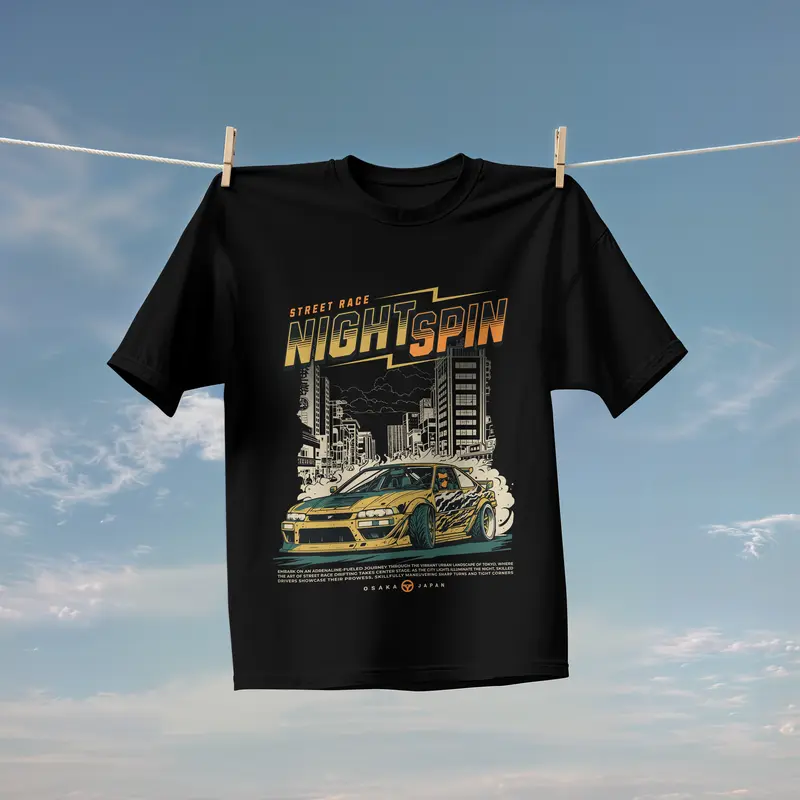 T-shirt Nissan Skyline GT-R (Oversized/Simple)
