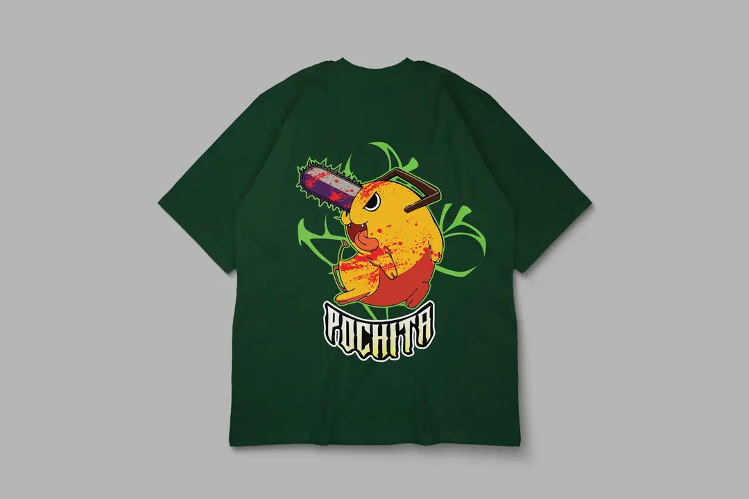 T-shirt Pochita (Oversized/Simple)