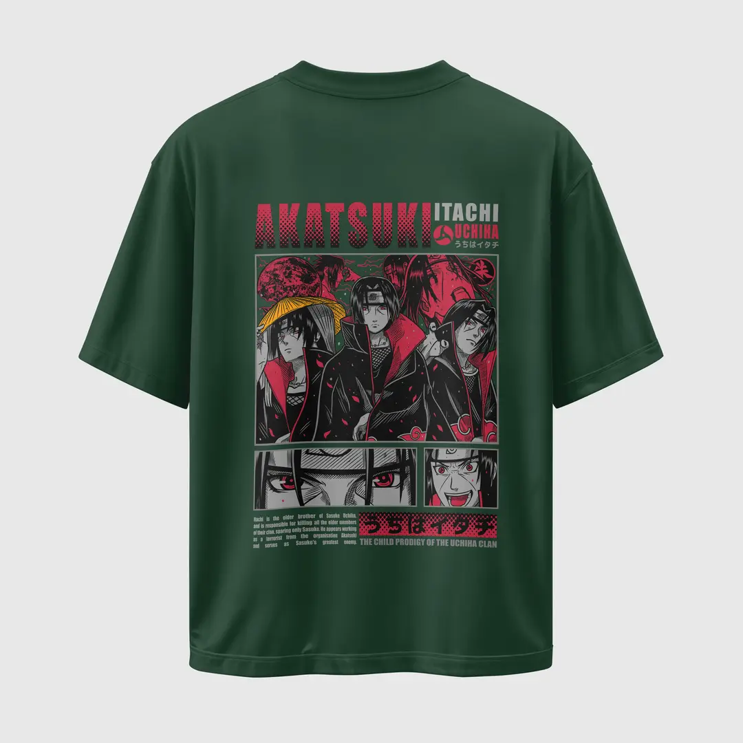T-shirt Itachi Uchiha (Oversized/Simple)