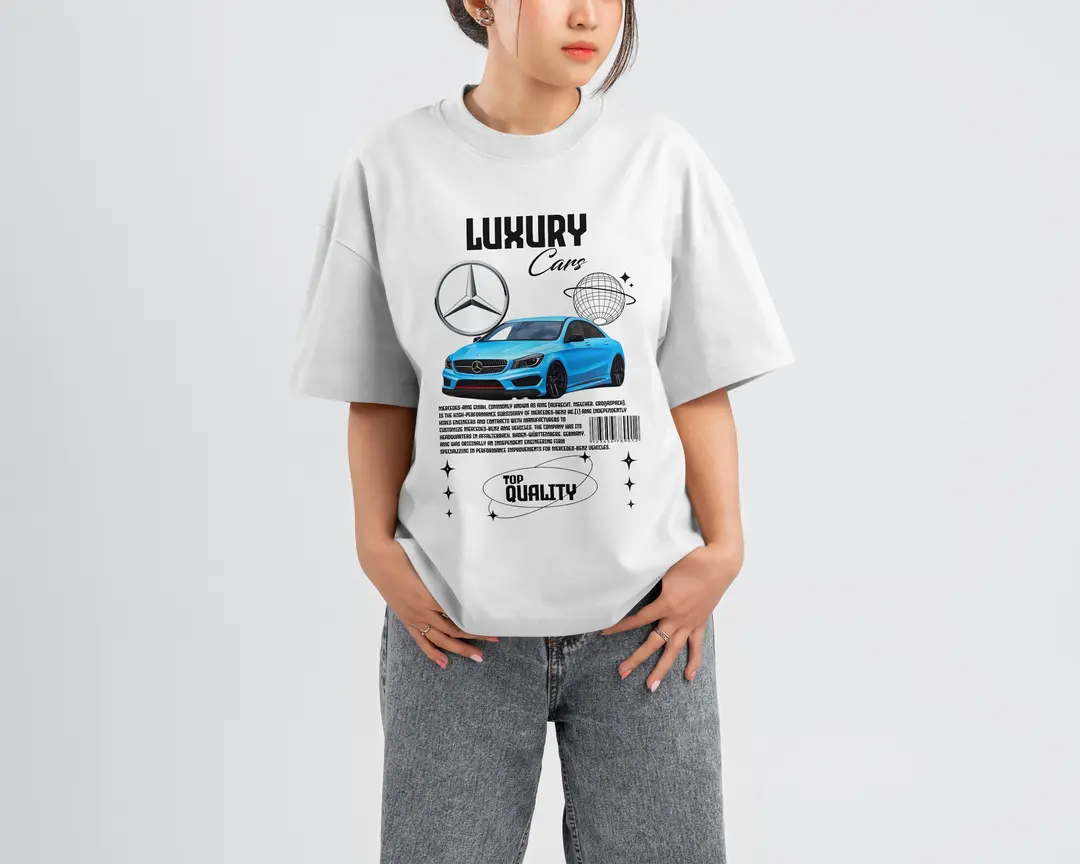 T-shirt Mercedes Luxury (Oversized/Simple)