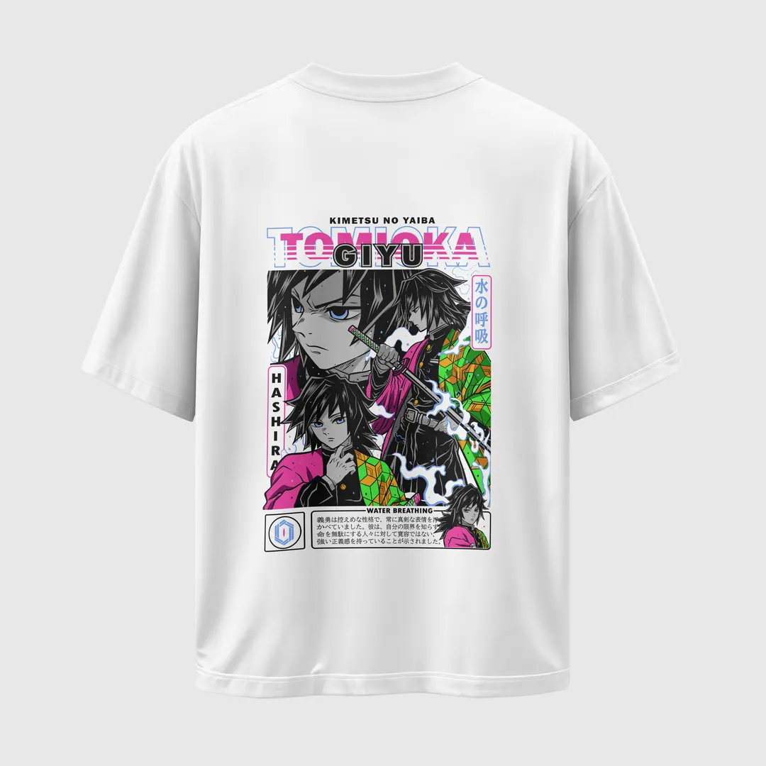 T-shirt Demon Slayer Giyu Tomioka(Oversized/Simple)