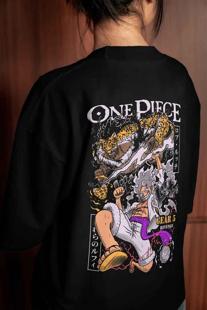 T-shirt Luffy Gear 5 Revenge (Oversized/Simple)