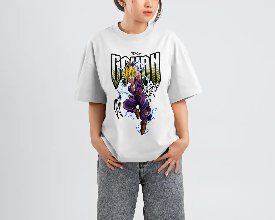 T-shirt Dbz Gohan (Oversized/Simple)
