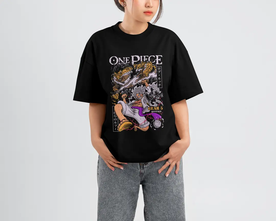 T-shirt Luffy Gear 5 Revenge (Oversized/Simple)