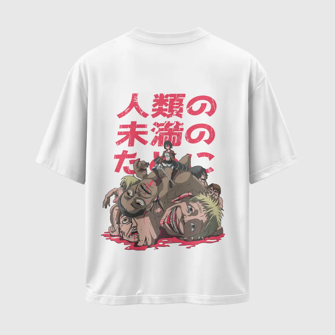 T-shirt Mikasa Ackerman (Oversized/Simple)