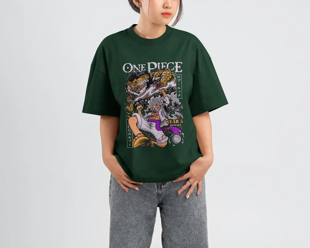 T-shirt Luffy Gear 5 Revenge (Oversized/Simple)