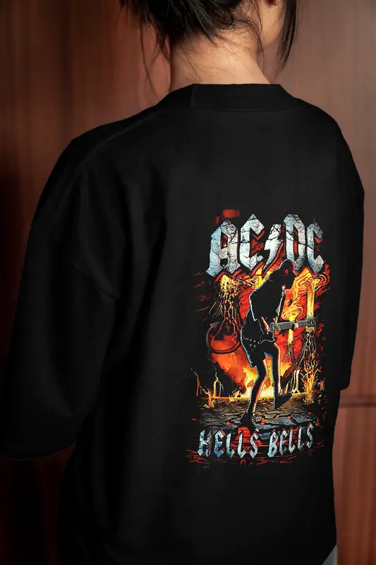 T-shirt ACDC (Oversized/Simple)