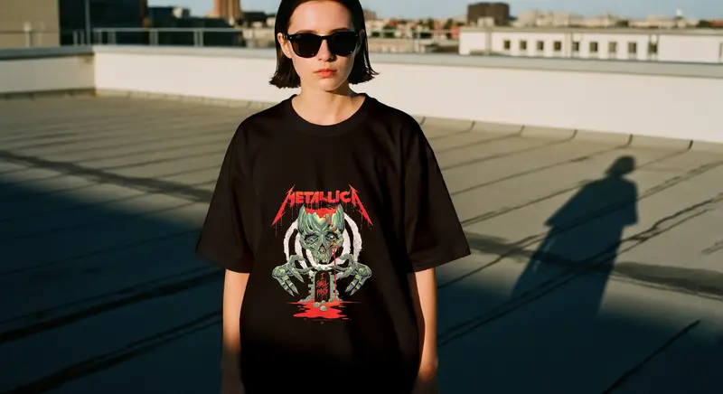 T-shirt Metallica I shall pass (Oversized/Simple)