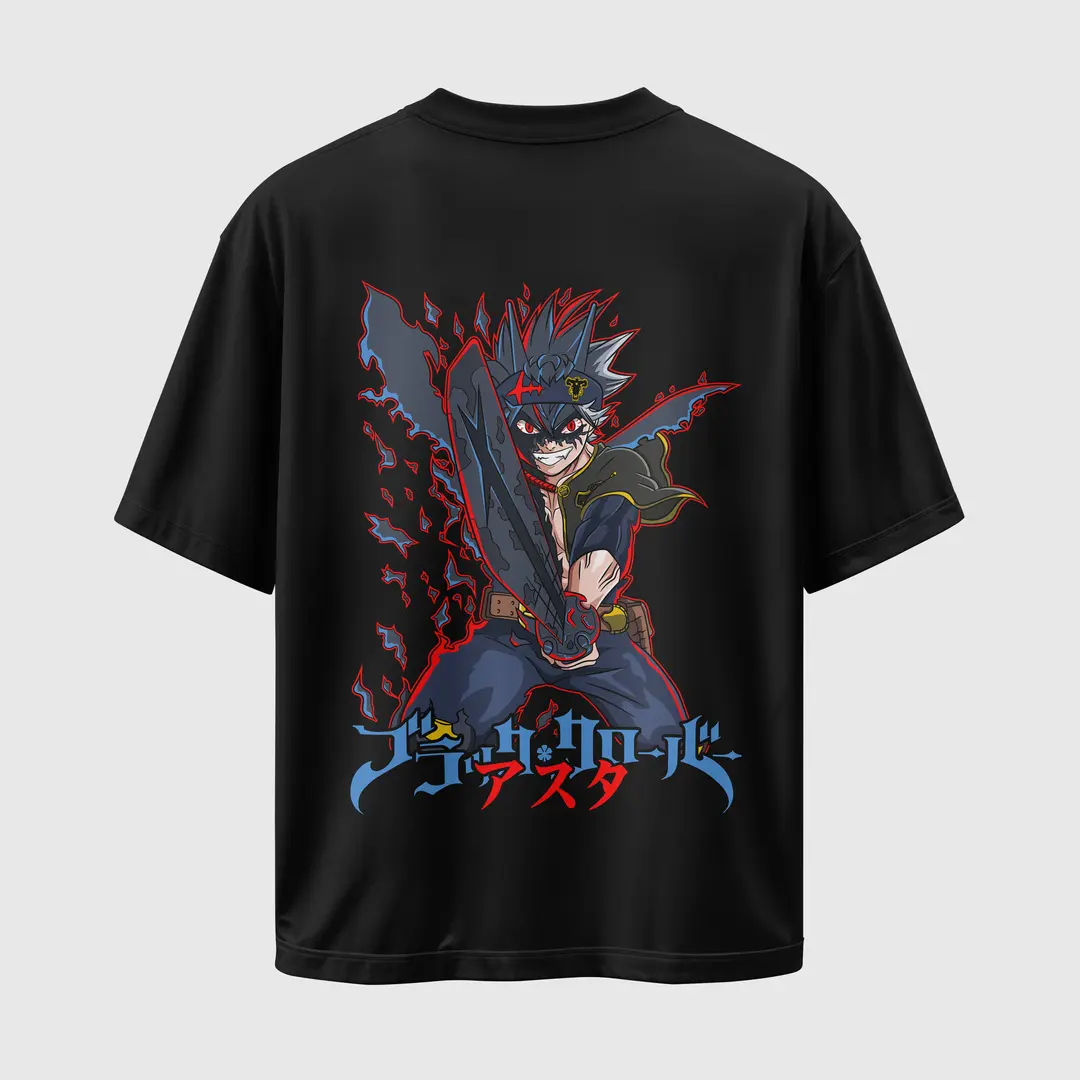 T-shirt Demon Asta (Oversized/Simple)