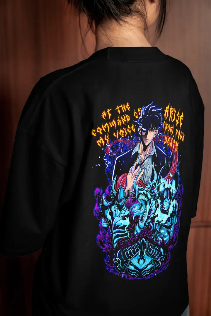 T-shirt Solo Leveling Sung Jin-woo (Oversized/Simple)