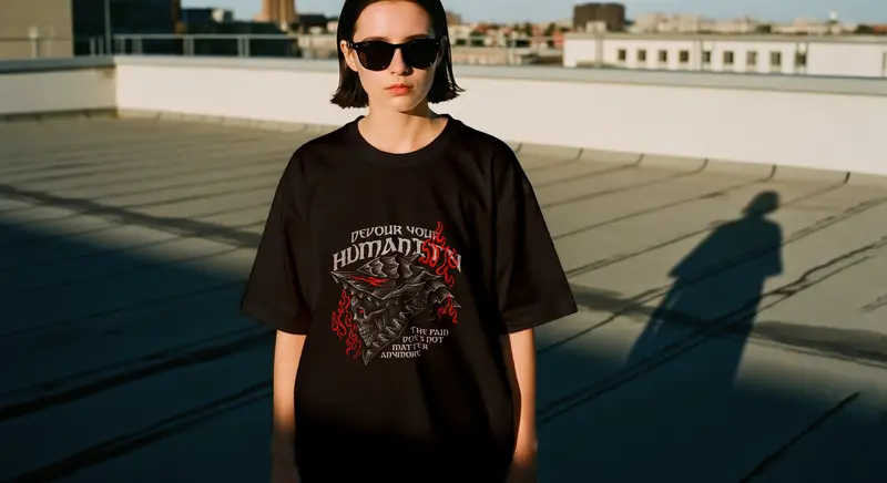 T-shirt Berserk Devour your humanity (Oversized/Simple)