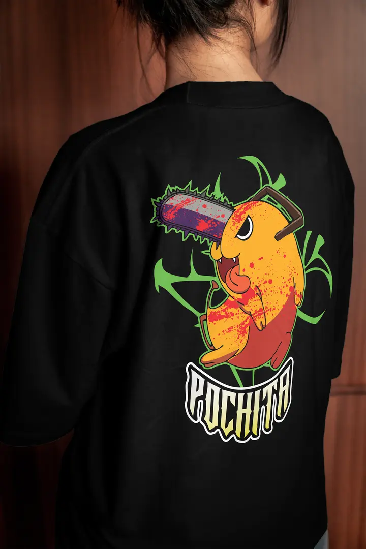 T-shirt Pochita (Oversized/Simple)