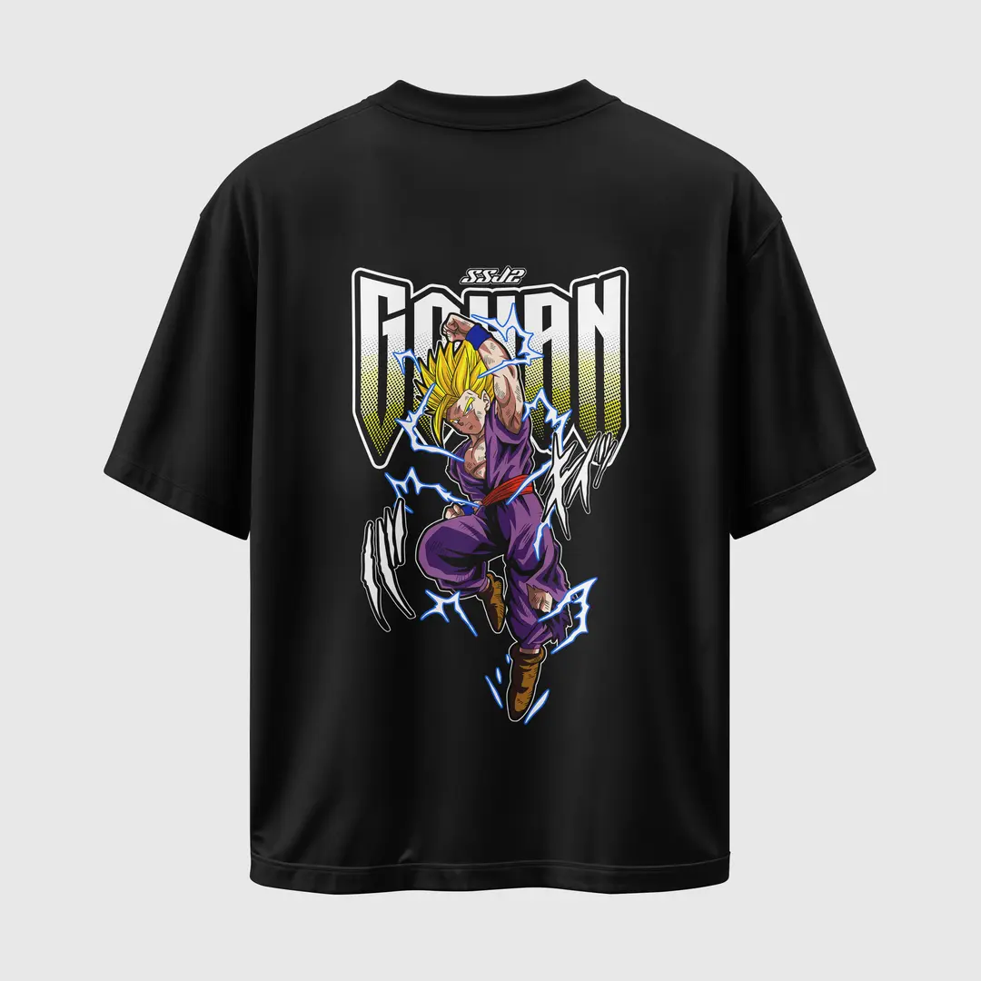 T-shirt Dbz Gohan (Oversized/Simple)