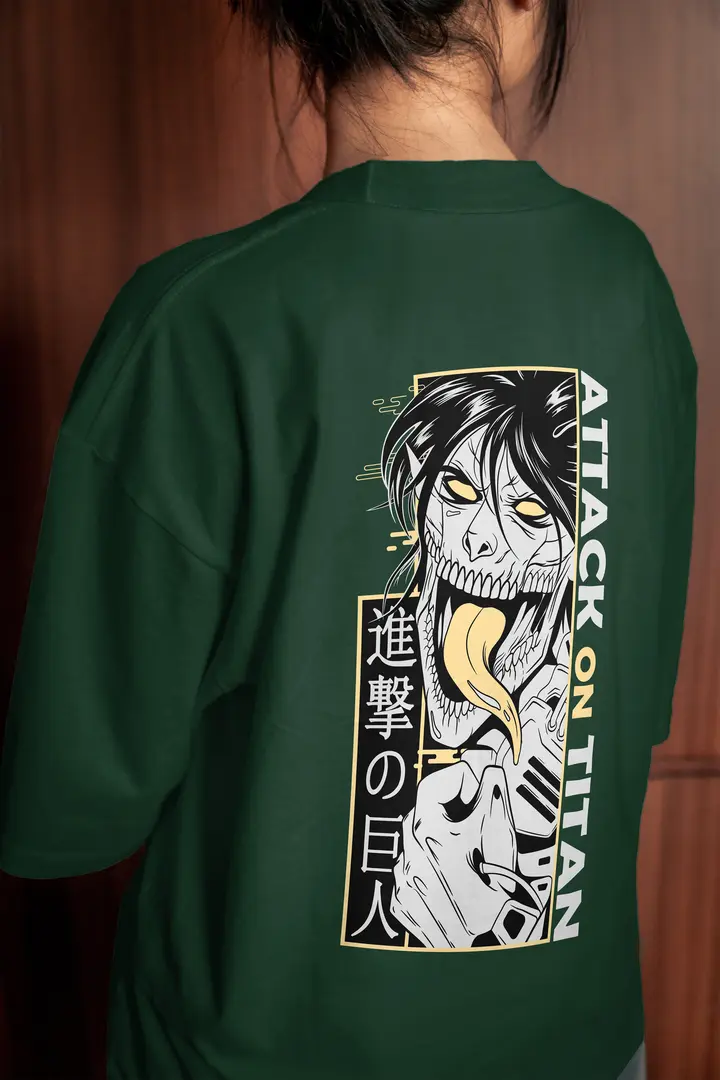T-shirt Eren Yeager Titan (Oversized/Simple)