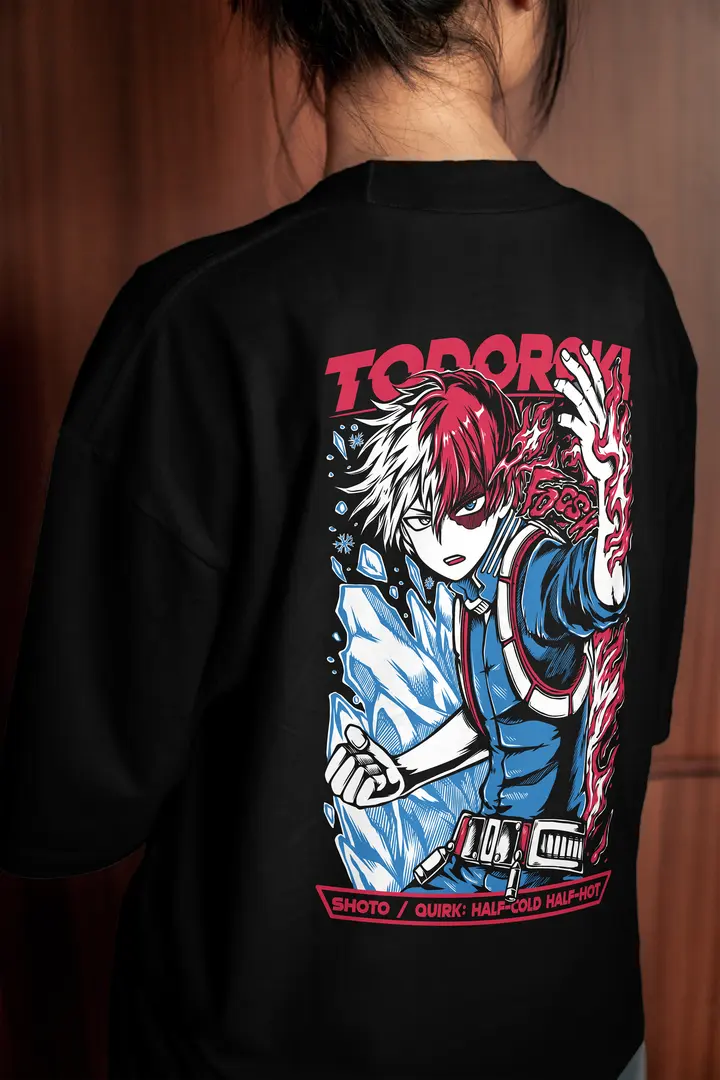T-shirt Shoto Todoroki (Oversized/Simple)