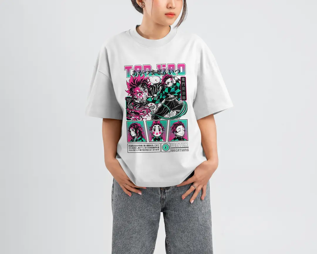 T-shirt Demon Slayer Tanjiro(Oversized/Simple)