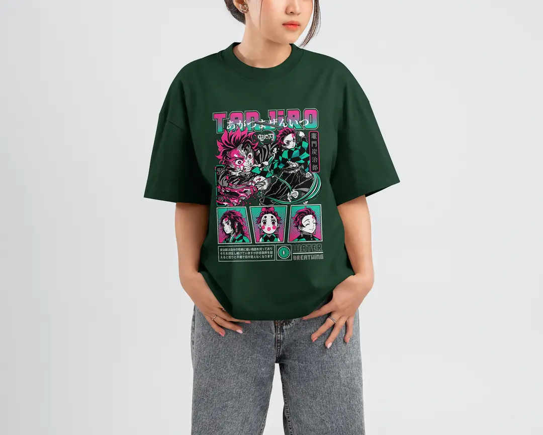 T-shirt Demon Slayer Tanjiro(Oversized/Simple)