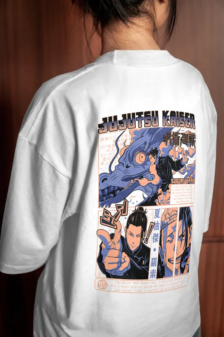 T-shirt Jujutsu Kaisen Suguru Geto (Oversized/Simple)