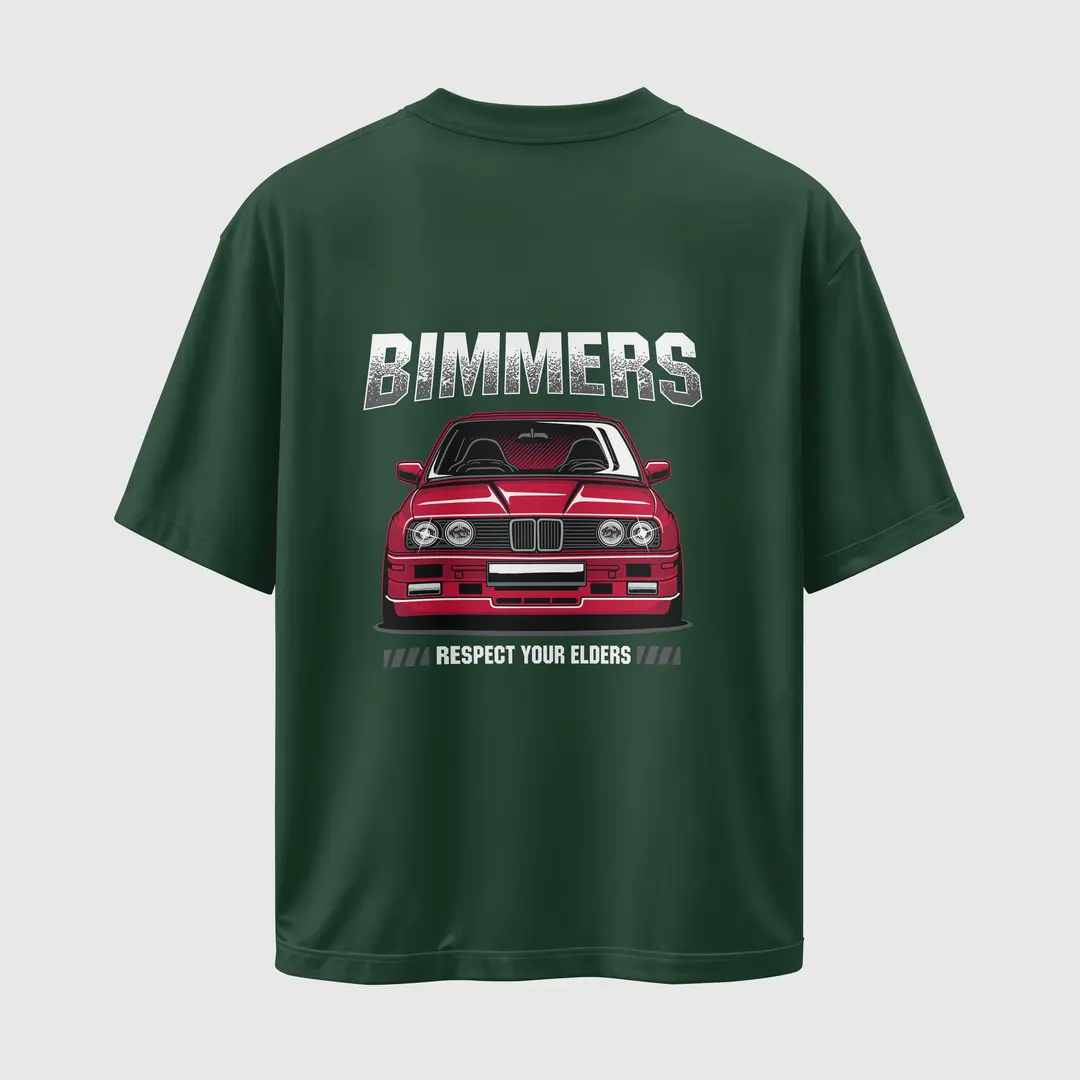 T-shirt BMW Respect Your Elders (Oversized/Simple)