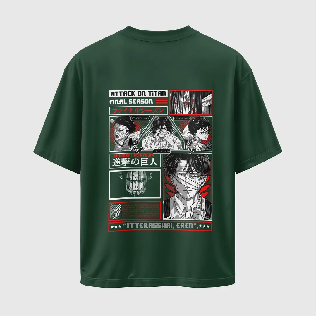 T-shirt Attack On Titans (Oversized/Simple)