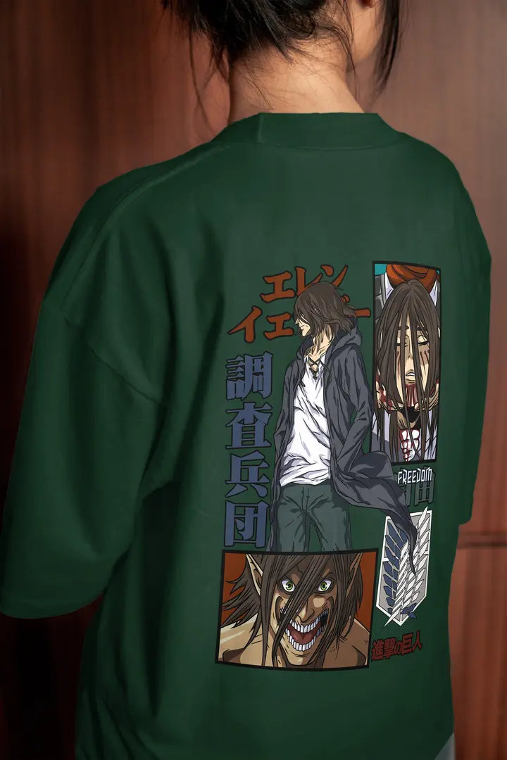 T-shirt Eren Yeager (Oversized/Simple)