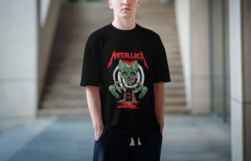 T-shirt Metallica I shall pass (Oversized/Simple)