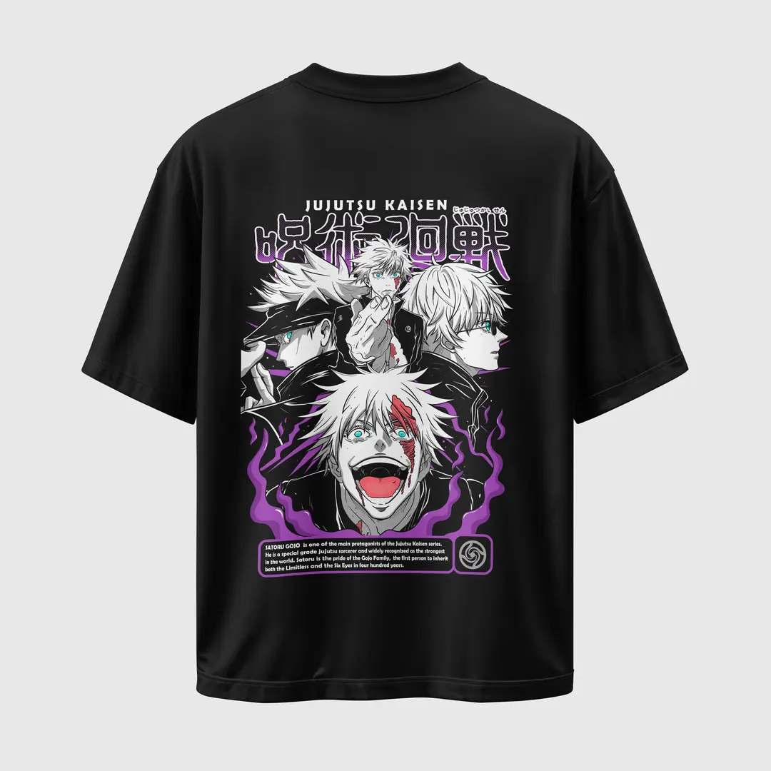 T-shirt Jujutsu Kaisen Satoru Gojo (Oversized/Simple)