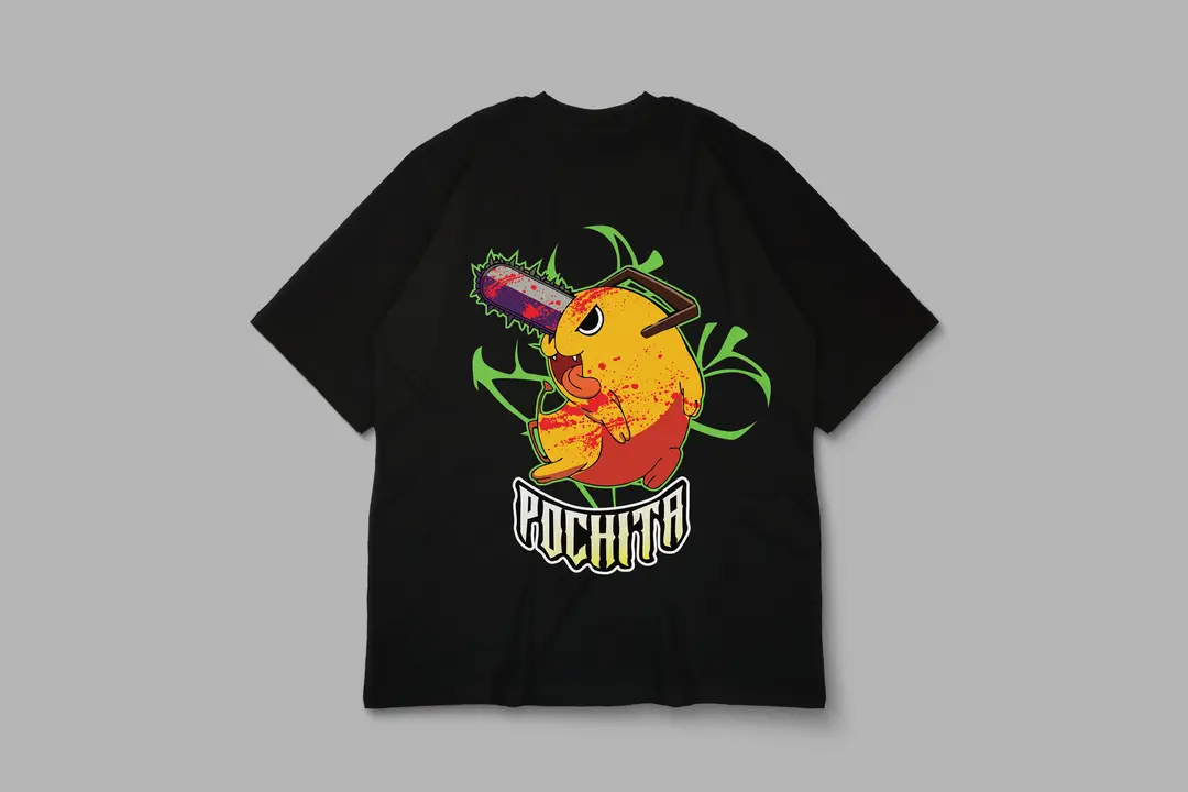 T-shirt Pochita (Oversized/Simple)