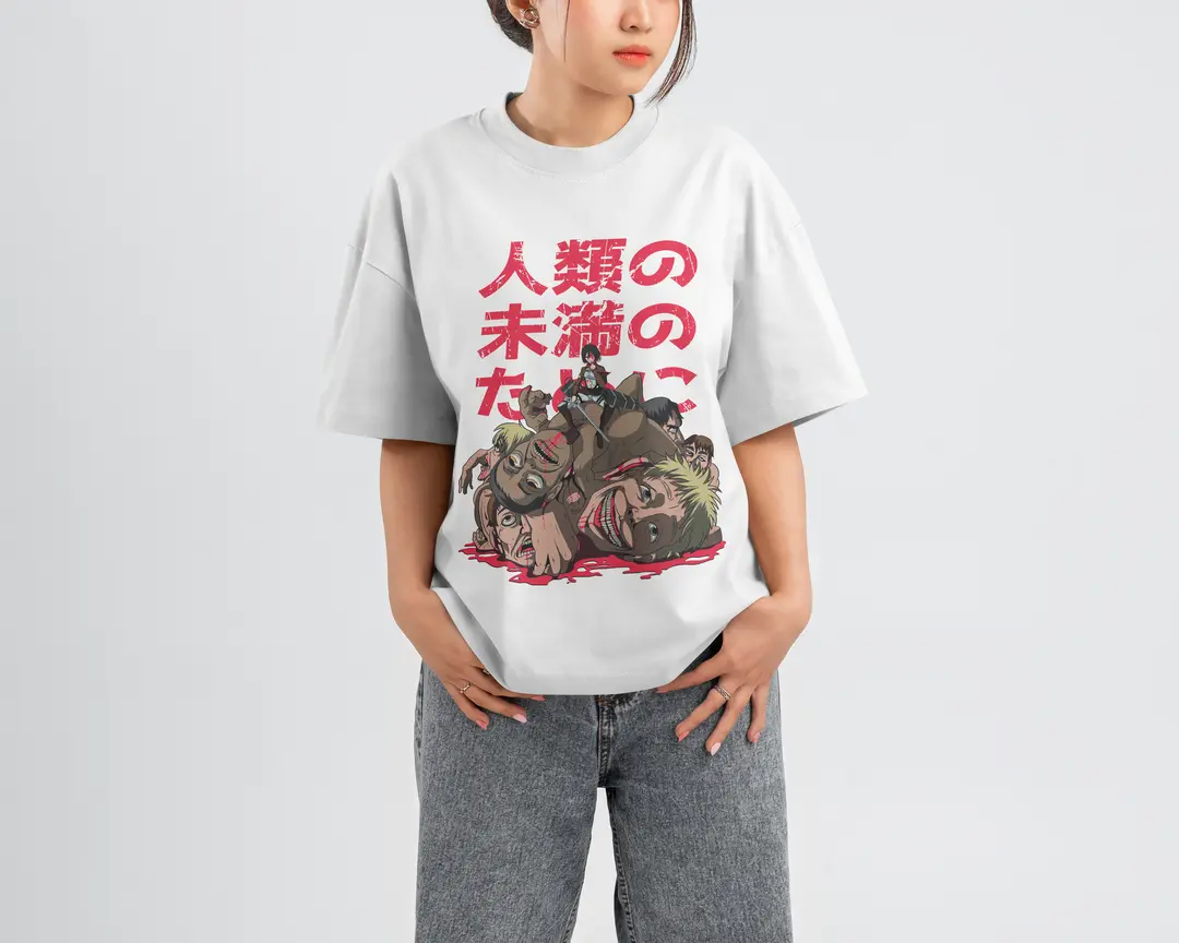 T-shirt Mikasa Ackerman (Oversized/Simple)