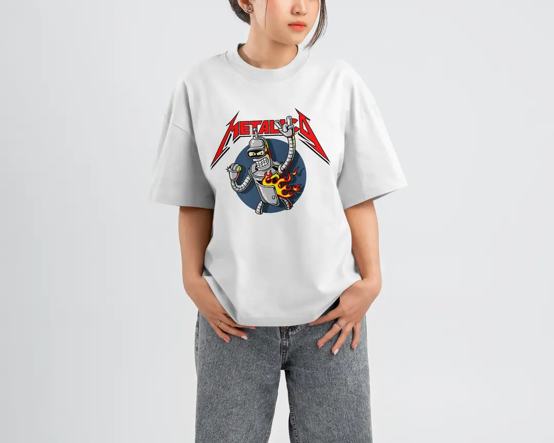 T-shirt Metalica (Oversized/Simple)