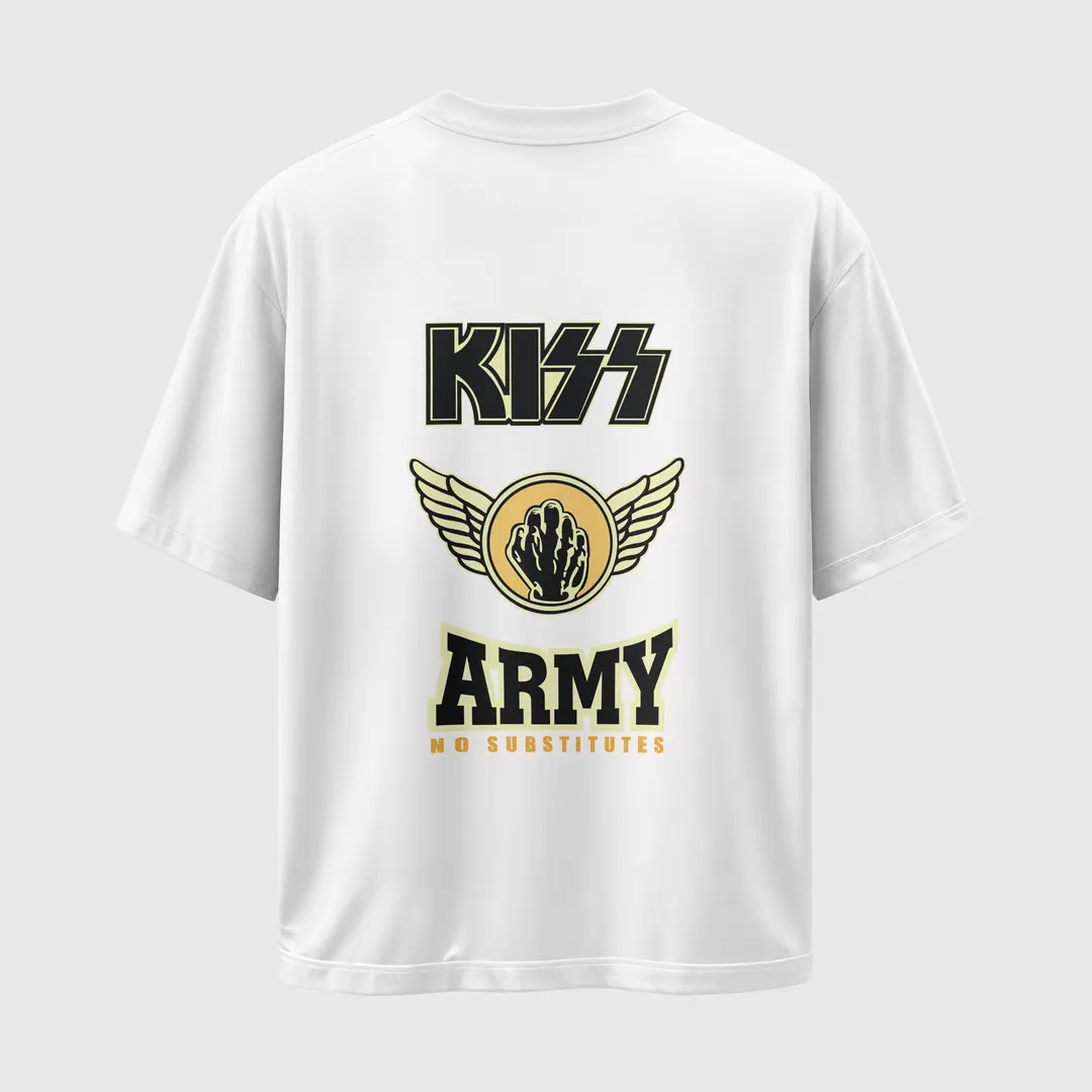 T-shirt KISS (Oversized/Simple)