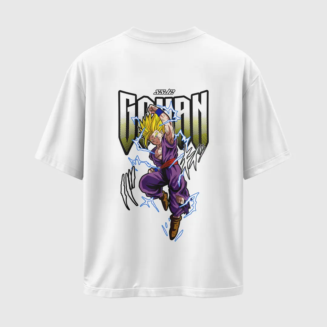 T-shirt Dbz Gohan (Oversized/Simple)