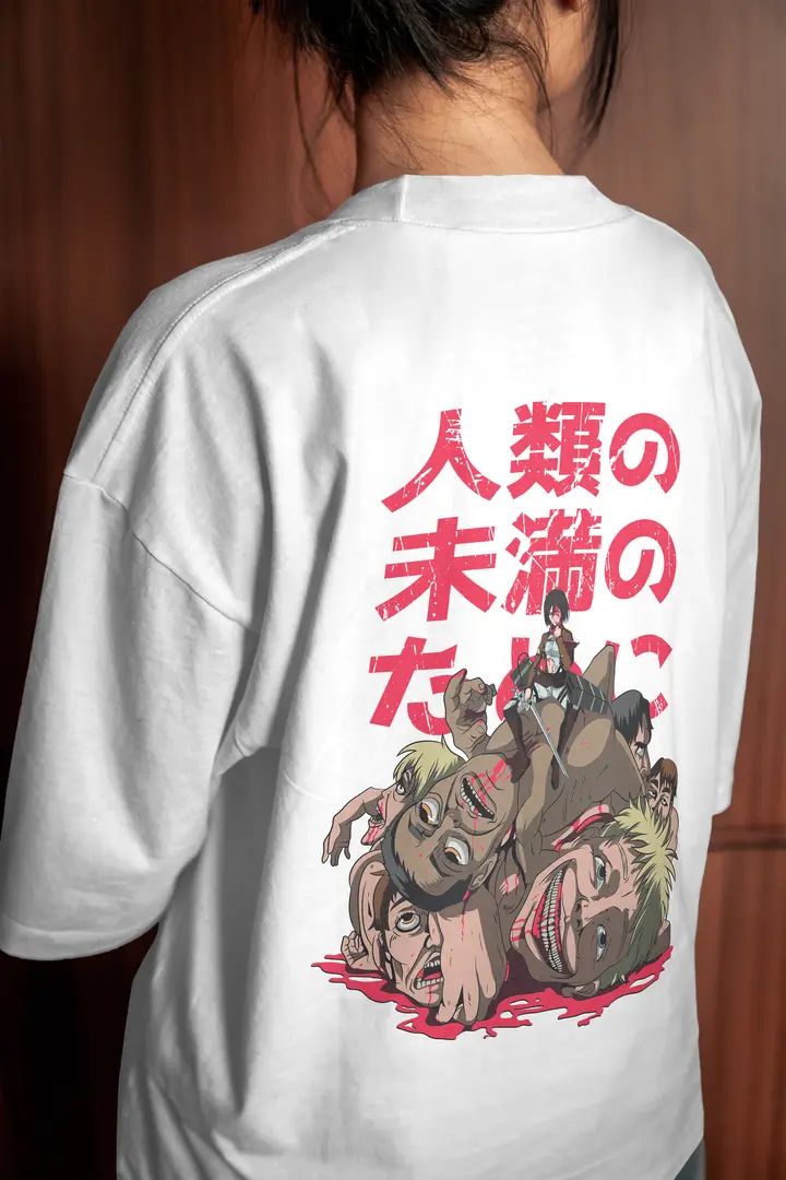 T-shirt Mikasa Ackerman (Oversized/Simple)