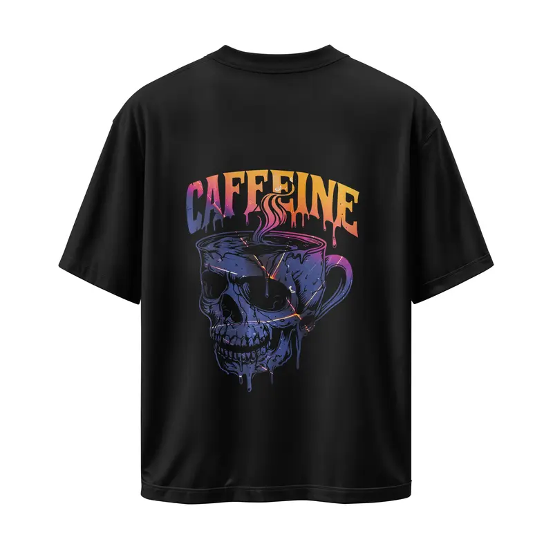 T-shirt Caffeine (Oversized/Simple)