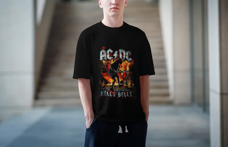 T-shirt ACDC (Oversized/Simple)