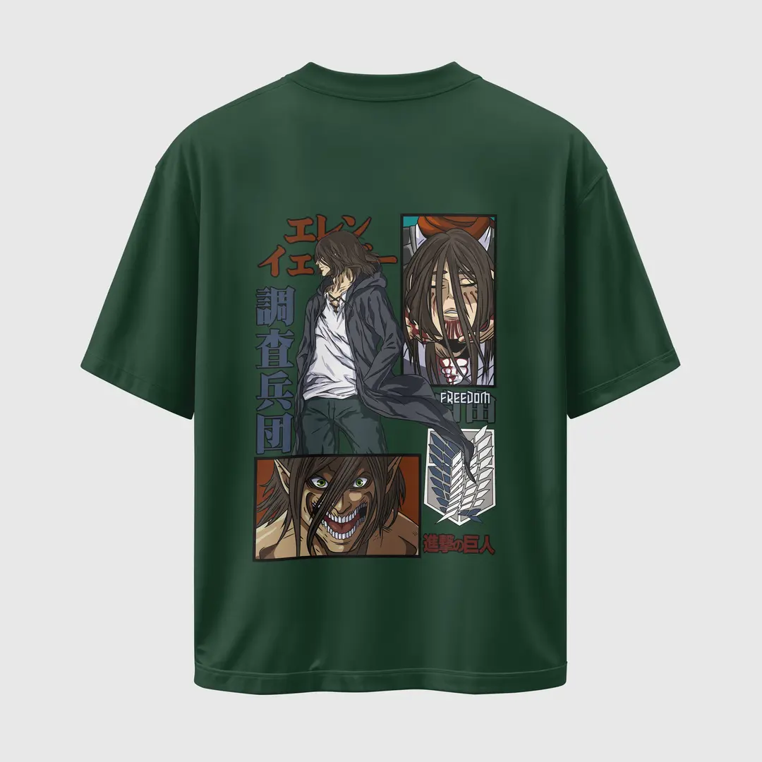 T-shirt Eren Yeager (Oversized/Simple)