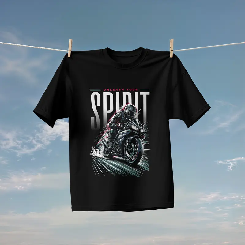 T-shirt Spirit Rider (Oversized/Simple)
