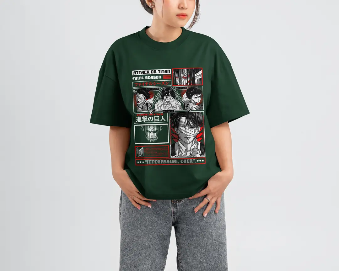 T-shirt Attack On Titans (Oversized/Simple)
