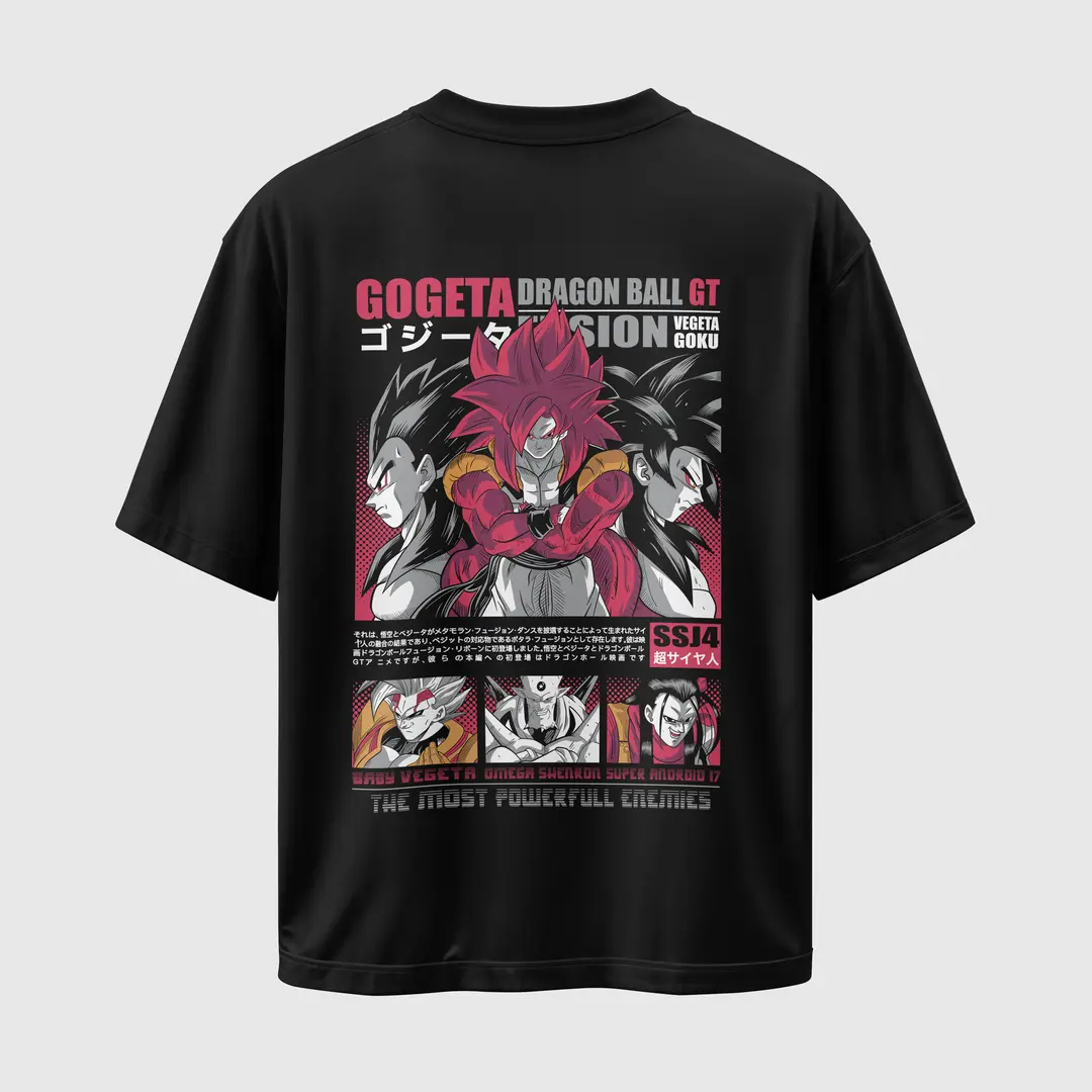 T-shirt Dbz Gogeta (Oversized/Simple)