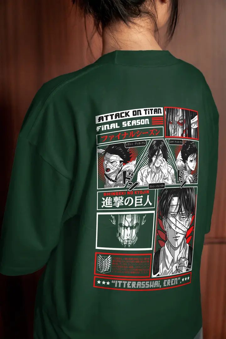 T-shirt Attack On Titans (Oversized/Simple)
