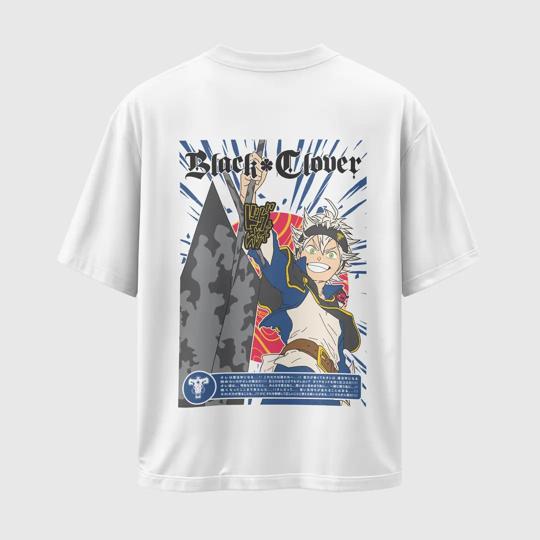T-shirt Black Clover (Oversized/Simple)
