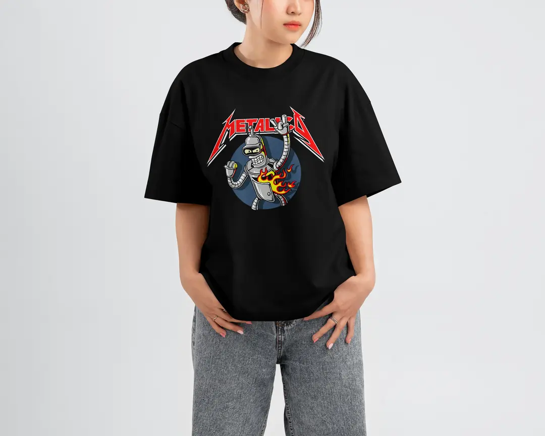 T-shirt Metalica (Oversized/Simple)